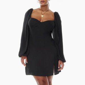 Aritzia Wilfred Novella Long Sleeve Mini Dress